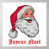 Santa Joyeux Noel Poster (Voorkant)