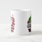Santa jumbo-mok voor elke dag grote koffiekop (Voorkant)