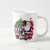 Santa jumbo-mok voor elke dag grote koffiekop (Rechts)