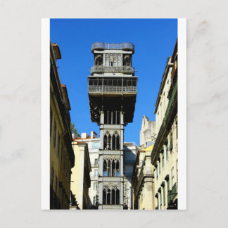 Santa Justa Lift, Lissabon Briefkaart