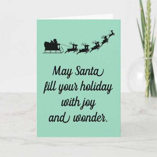 Santa  kaart (Voorkant)
