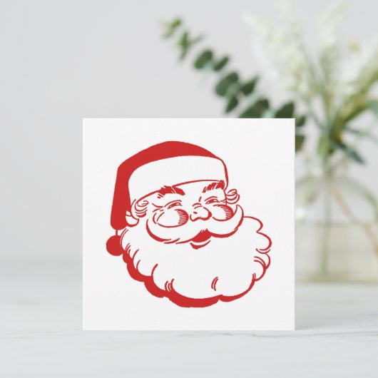 Santa Kaart (Staand voorkant)