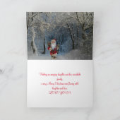 SANTA KAART VOOR DOCHTER EN GEZIN (Binnen)