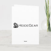 Santa-Kant kaart met Quote (Achterkant)