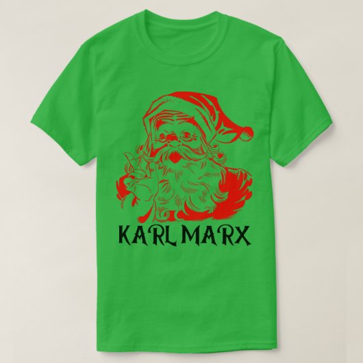 Santa Karl Marx T-shirt (Design voorkant)