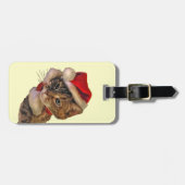 Santa Kat Bagagelabel (Voorkant horizontaal)