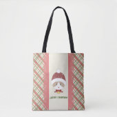 Santa Kat Canvas tas (Voorkant)