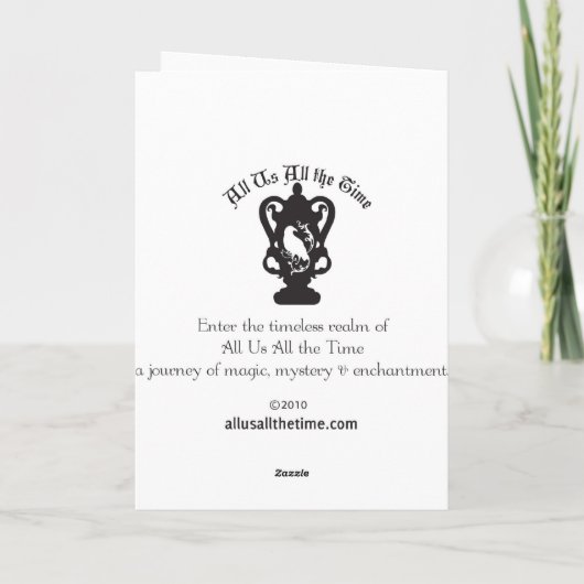 Santa Kat Groene Kaart (Achterkant)