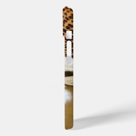 Santa Kat Painterly iPhone Case (Achterkant / Links)