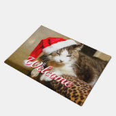 Santa Kat Painterly Welkom Doormat Deurmat (Schuin)