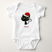 Santa kat romper (Voorkant)