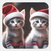 Santa Kat Stickers (Voorkant)