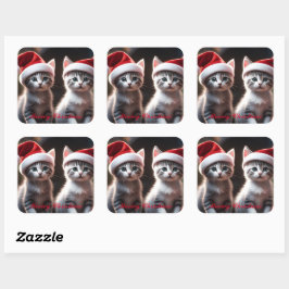 Santa Kat Stickers