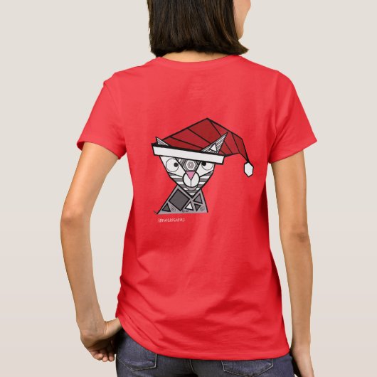 Santa Kat T-shirt (Achterkant)