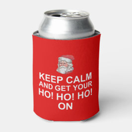 Santa Keep Calm Ho Ho Ho Koelbox Blikjeskoeler