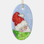 santa keramisch ornament (Rechts)
