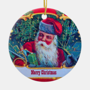SANTA KERAMISCH ORNAMENT