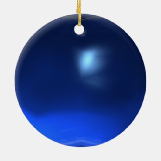 SANTA KERAMISCH ORNAMENT (Achterkant)