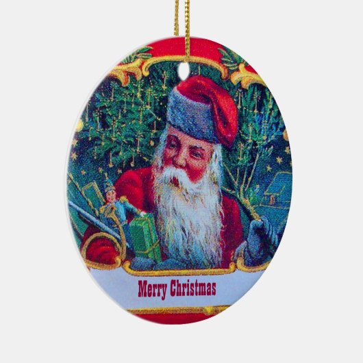 SANTA  KERAMISCH ORNAMENT (Rechts)