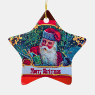 SANTA KERAMISCH ORNAMENT