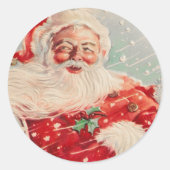  Santa Kerst sticker (Voorkant)