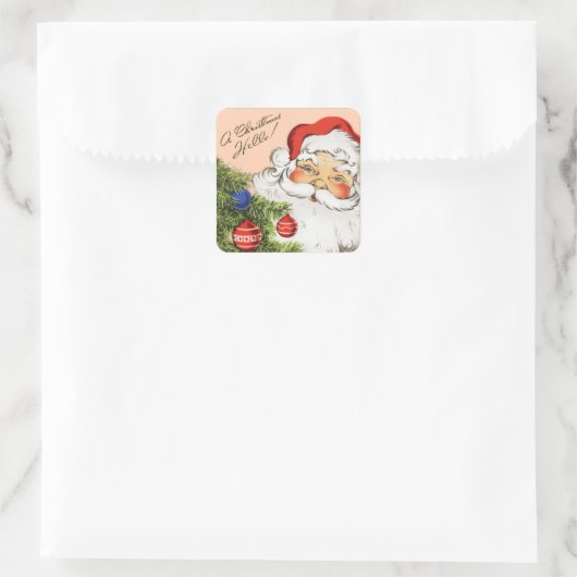  Santa Kerst stickers (Tas)