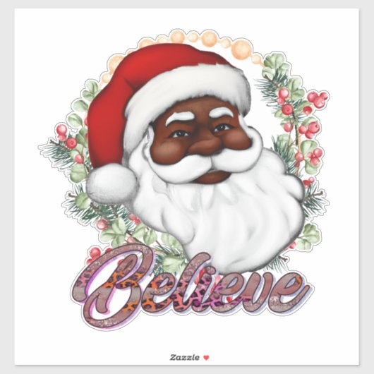 Santa Kerst stickers Claus Xmas Decals Plezier (Vel)