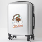 Santa Kerst stickers Claus Xmas Decals Plezier (Koffer)