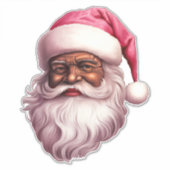 Santa Kerst stickers Claus Xmas Decals Plezier (Voorkant)