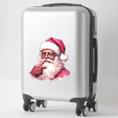 Santa Kerst stickers Claus Xmas Decals Plezier (Koffer)