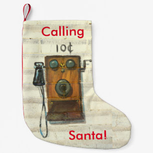 santa kerst stocking kleine kerstsok