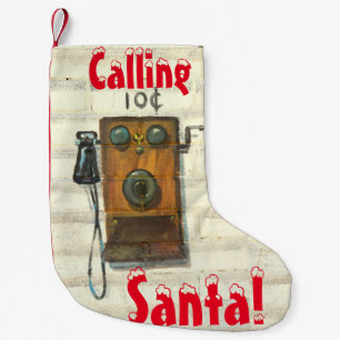 santa kerst stocking kleine kerstsok