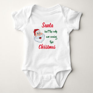 Santa - kerstfeest Baby Romper