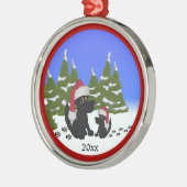 Santa Kersthonden Persoonlijke Ornamenten (Links)