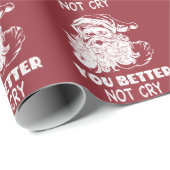 Santa Kerstmagneet Metaal Ornament Wrapping Pa Cadeaupapier (Rol Hoek)