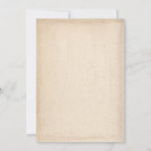 Santa Kerstman Feestuitnodiging Kaart (Achterkant)