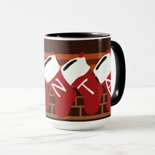 Santa Kerstmis Mok (Voorkant rechts)