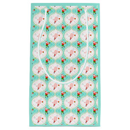 Santa Kerstmis Pickleball Ogee Patroon Klein Cadeauzakje