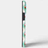 Santa Kerstmis Pickleball Ogee Pattern Case-Mate iPhone Case (Achterkant / Rechts)