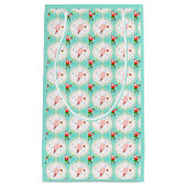 Santa Kerstmis Pickleball Ogee Pattern Klein Cadeauzakje (Voorkant)