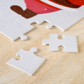 Santa Kerstmis Picnic Puzzle Legpuzzel (Zijkant)