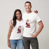 Santa Kerstmis Sinterklaas Japanse Kunst Samurai  T-shirt (Unisex)