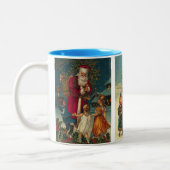Santa kerstMok Hot Chocolade Tweekleurige Koffiemok (Links)