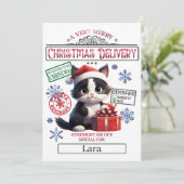 Santa Kerstofficiële Nice-lijst Kaart (Staand voorkant)