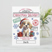 Santa Kerstofficiële Nice-lijst Kaart (Staand voorkant)