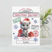 Santa Kerstofficiële Nice-lijst Kaart (Staand voorkant)