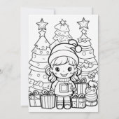 Santa Kerstofficiële Nice-lijst Kaart (Achterkant)