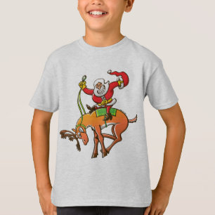 Santa Kerstrodeo T-shirt