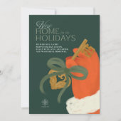 Santa Key New Home Kerstgroet Feestdagenkaart (Voorkant)