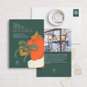 Santa Key New Home Kerstgroet Feestdagenkaart